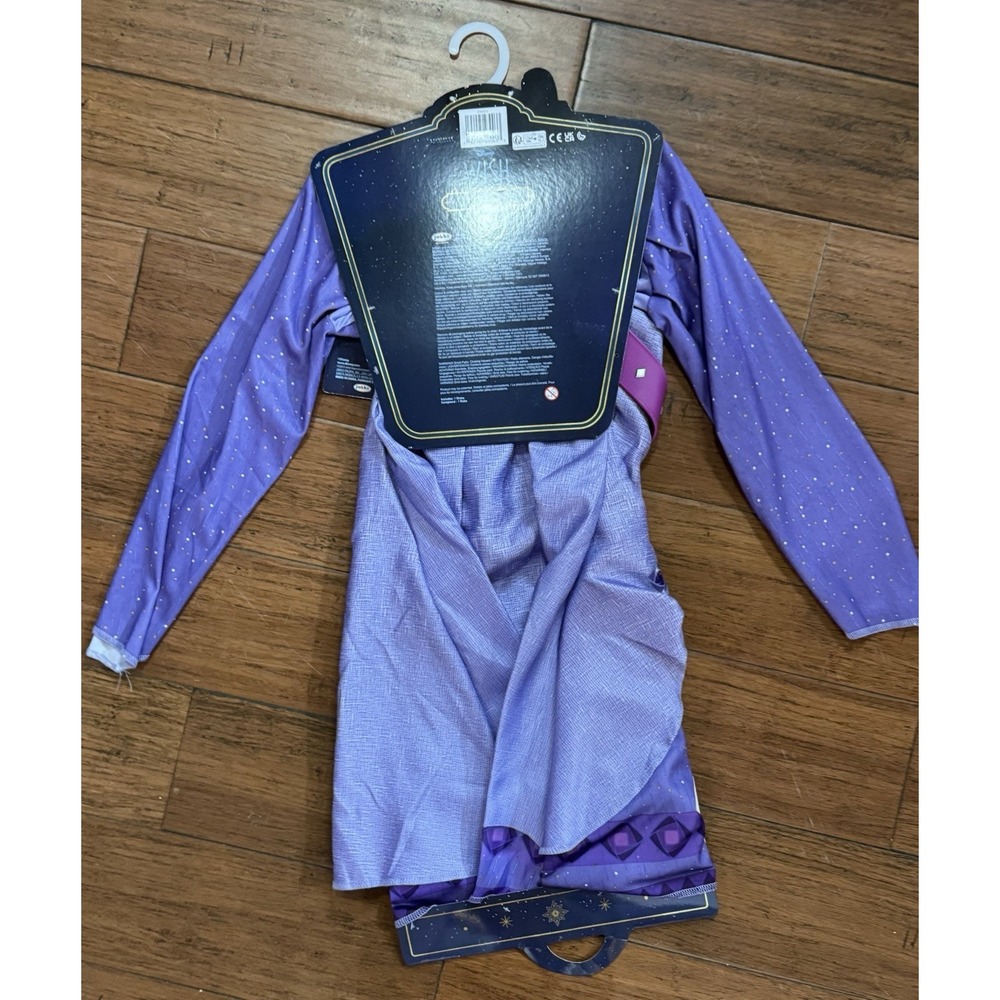Disney WISH Kids Asha's Adventure Dress Robe  Halloween Costume Size 4-6X NEW! - Picture 4 of 4